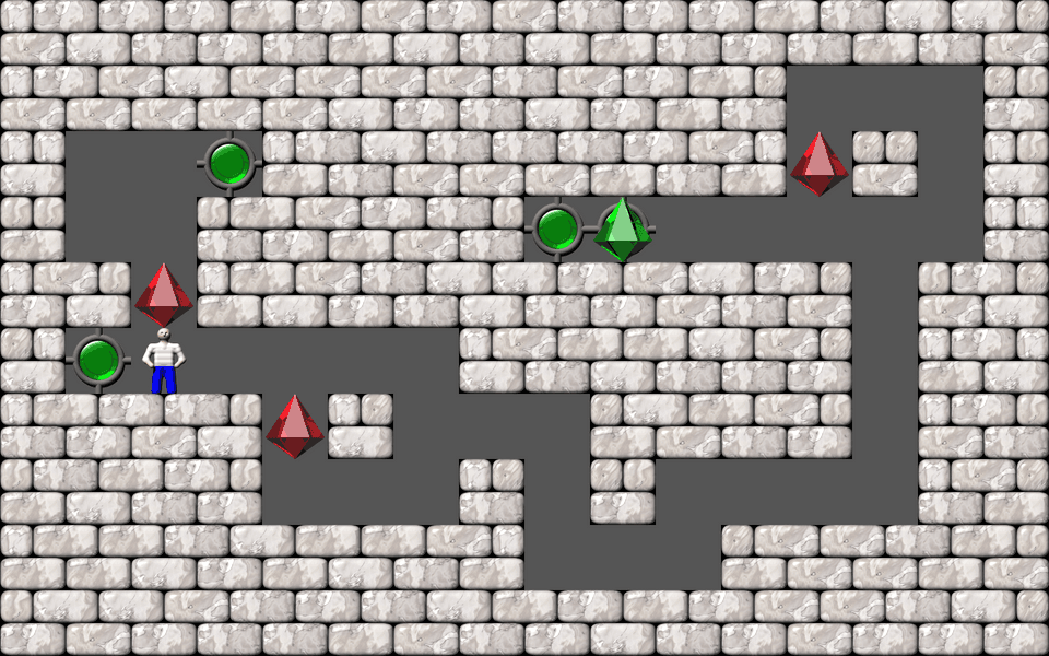 Sokoban Bugs509 collection level 185